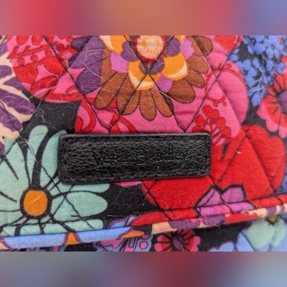 Small Vera Bradley Floral Fiesta Pattern Backpack - Picture 3 of 11